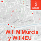 Puntos Wifi del proyecto MiMurcia y del proyecto Wifi4EU