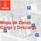 Mapa de Zonas de Carga y Descarga del municipio y pedanías.